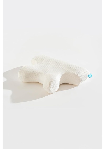 Boyun Destekli Ortopedik Visco Yastık Apne Yastığı 55x40x12/10 Cm
