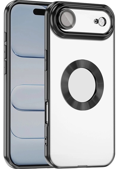 Apple Uyumlu iPhone 17 Air Kılıf Kamera Korumalı Logo Gösteren Zore Omega Kapak Çok Renkli