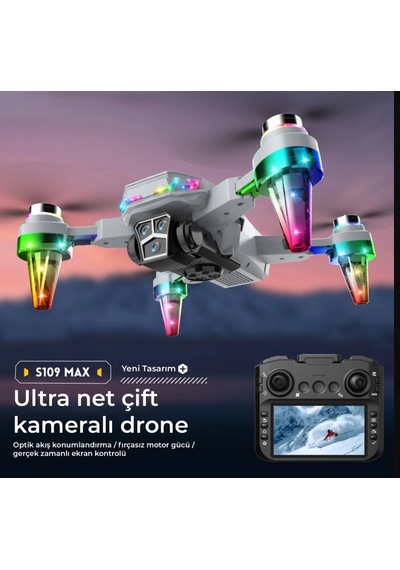 Katjmer S109 Gps Drone4k Hd Wıfı Fpv Drone 1080p Kamera Yüksekliği Tutun Rc Katlanabilir Quadcopter Dron Rc Helikopter Drone Hediye Oyuncak