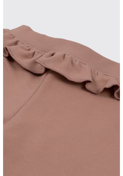 Kız Bebek Beli Lastikli Fırfır Detaylı Bol Paça Gül Eşofman Alt Çok Renkli 2421GB01007 Kız Bebek Beli Lastikli Fırfır Detaylı Bol Paça Gül Eşofman Alt Çok Renkli 2421GB01007