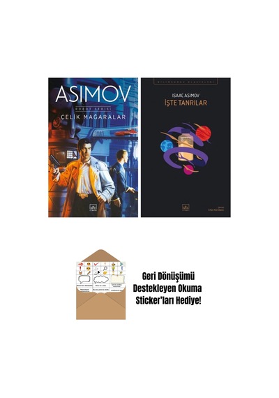 Çelik Mağaralar Robot Serisi 1. Kitap + İşte Tanrılar