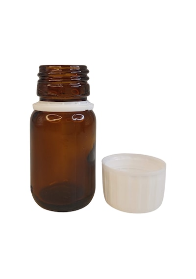 Amber Cam Şişe 20 Ml İçten Damlalıklı Kapak 25 Mm 600 Adet