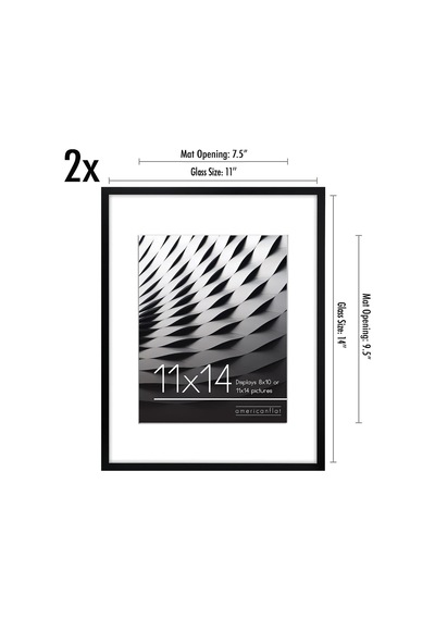 Kırılmaya Dayanıklı Camlı Resim Çerçevesi, 2'li Set, Paspartulu 20 X 25 Cm Veya Paspartusuz 28 X 35,5 Cm Fotoğra