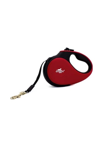 Doggie Otomatik Uzatma Tasması Soft Kırmızıi S-15 Kg 5 Mt Kırmızı