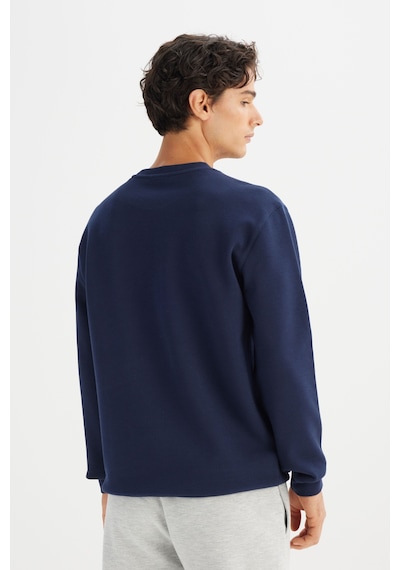 Lee Regular Fit Baskılı Erkek Sweatshirt L2520308411 Lacivert