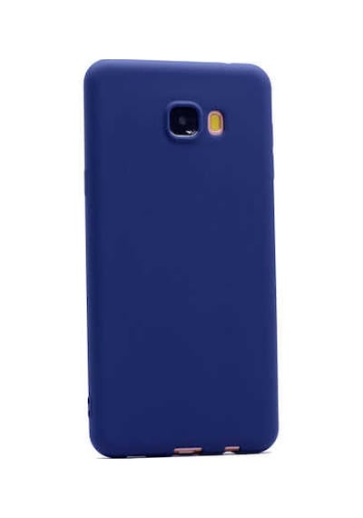 Samsung Uyumlu Galaxy C5 Kılıf Zore Premier Silikon Kapak Lacivert