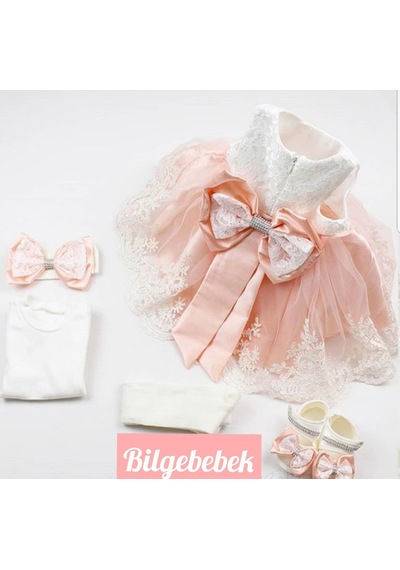 Babylia Kız Bebek Mevlüt Takımı Seti Pembe Çok Renkli