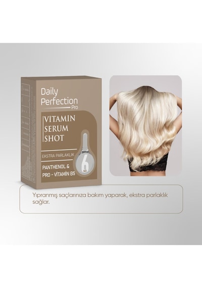Daily Perfection Pro Shot No:6 Ekstra Parlaklık Provitamin Serum 2 x 6 ML