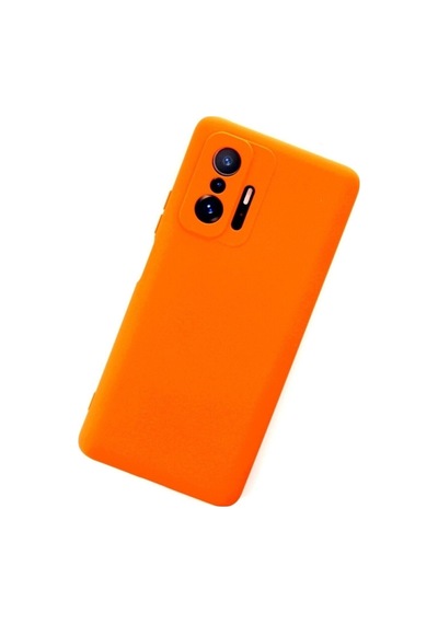Xiaomi Mi 11t Pro Ile Uyumlu Kılıf Nano Içi Kadife Turuncu Renk Kamera Korumalı Silikon Kapak Col169832-turuncu