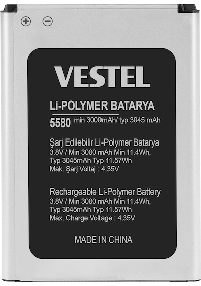 Vestel Uyumlu Venus V3 5580 Batarya 3000 Mah