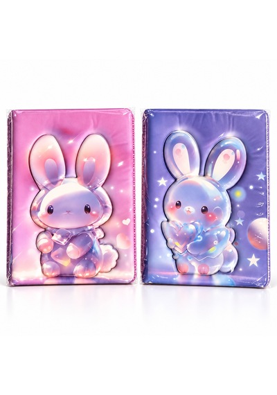 Mikro Puffy Pf-130 Cute Bunny Not Defteri Çok Renkli