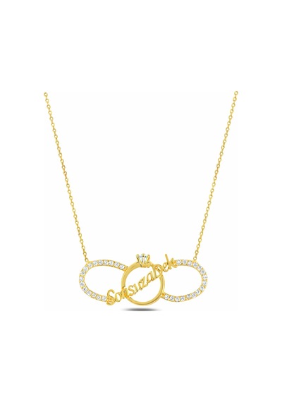 Çekirdekjewelry Sonsuza Dek Yazılı Gold Kaplama 925 Ayar Gümüş Sonsuzluk Kolye Sevgililer Günü Hediyesi Sarı Çekirdekjewelry Sonsuza Dek Yazılı Gold Kaplama 925 Ayar Gümüş Sonsuzluk Kolye Sevgililer Günü Hediyesi Sarı