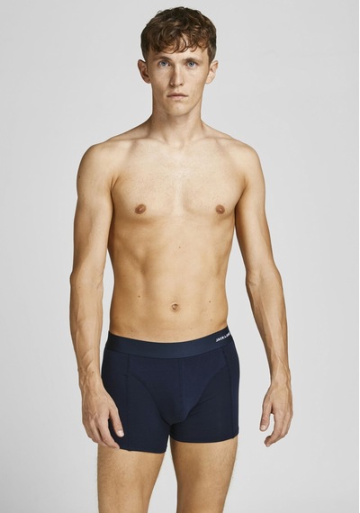 Jack & Jones 12198852 Bambu Erkek Boxer 3'lü Bordo