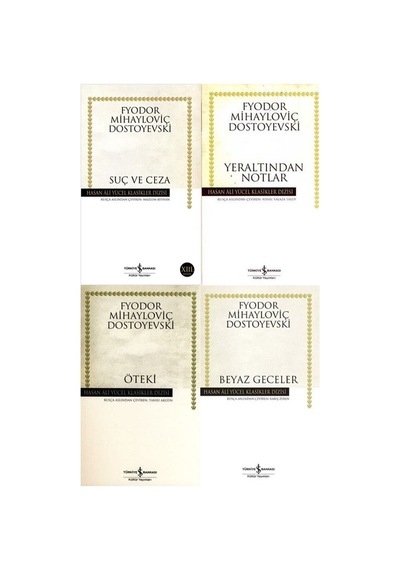 Dostoyevski En Çok Okunan Klasikler 4 Kitap Set Yeraltından Notlar-suç Ve Ceza-beyaz Geceler-öteki