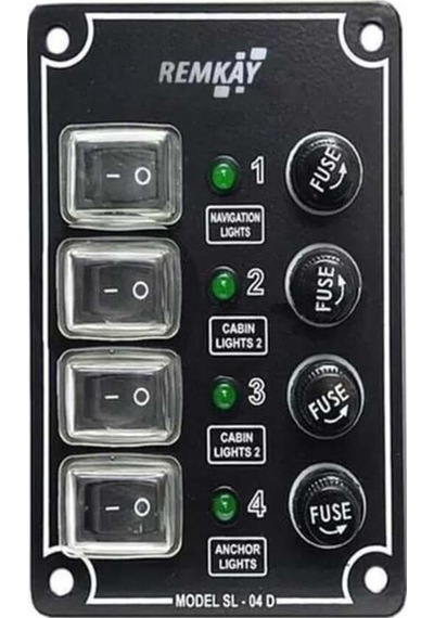 4'Lü Switch Panel Izoleli Sigorta Paneli
