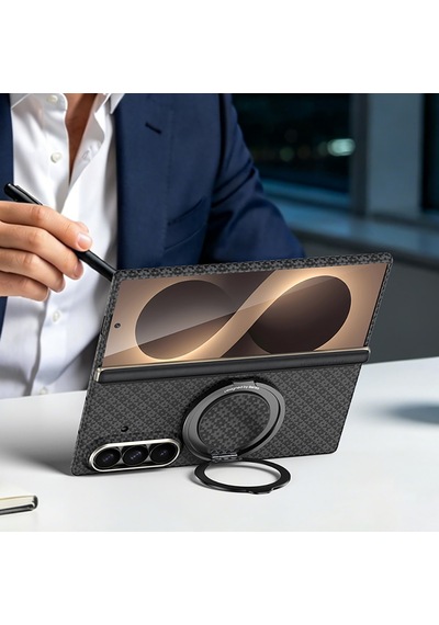 Galaxy Z Fold 8 Ultra Benks Armorair Armorgrid Grand Combo Üçlü Set Karbon Kapak + Film Siyah