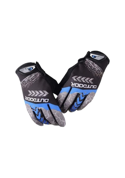 Outdoor Mtb Mevsimlik Tam Parmak Bisiklet Eldiveni Large Rüzgar Geçirmez Eldiven 001