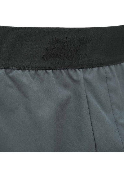 Musclecloth Performance 2 In 1 Erkek Taytlı Şort Gri Siyah Gri