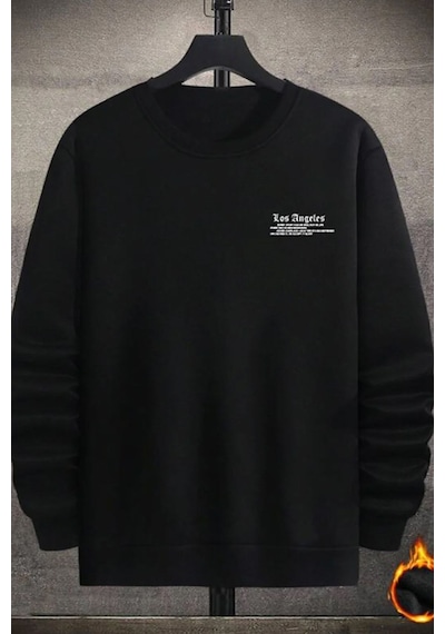 Uyguntarz Unisex Polizei Sırt Baskılı Sweatshirt 2siyahh