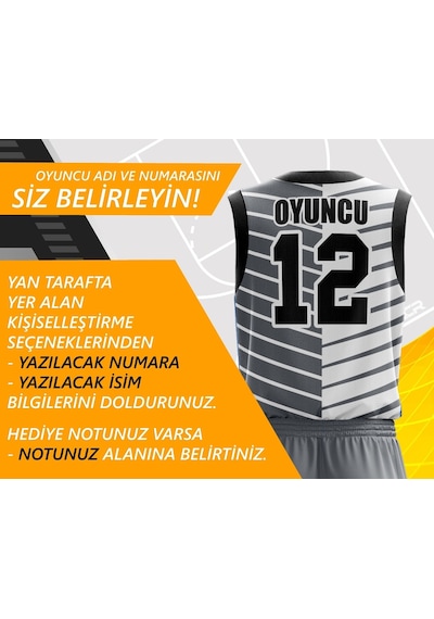 Acr Giyim Kişiye Özel Basketbol Forması - Dizayn : Çam