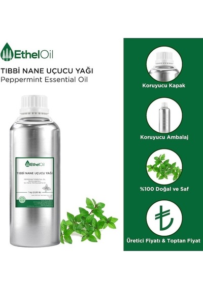 Etheloil Nane Saf ve Doğal Uçucu Etheloil Yağ 1 KG