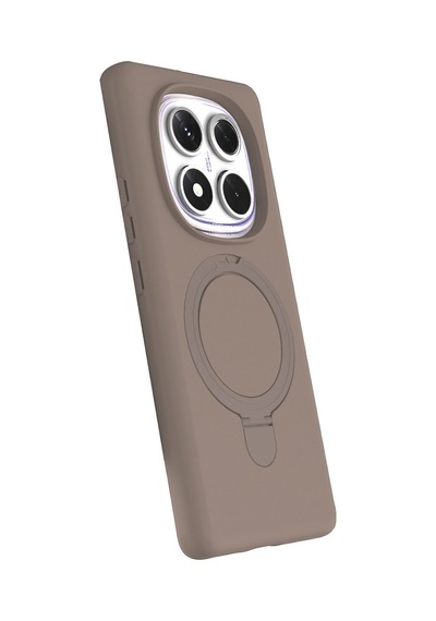 Xiaomi Redmi Note 14 Pro 4g Uyumlu Regal Magsafe Standlı Kapak - Çöl Titanyum
