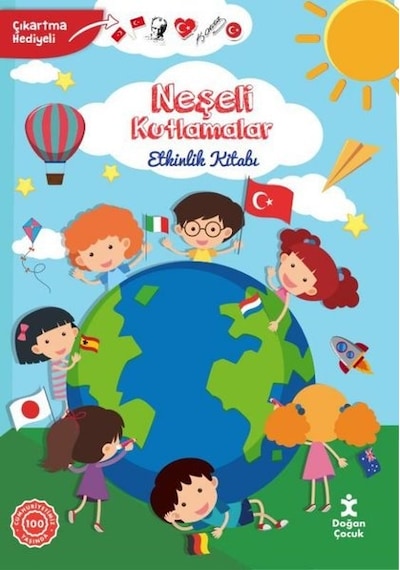Neşeli Kutlamalar Etkinlik Kitabı - Çıkartma Hediyeli- Doğan Çocuk