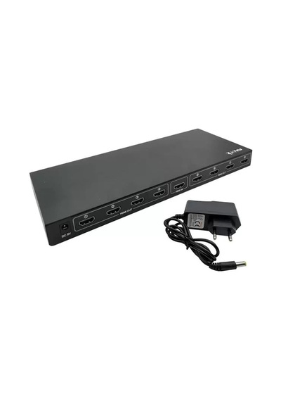 Hubrendy Sh Fully G-538j 8 Port Hdmı Splitter Dağıtıcı 0