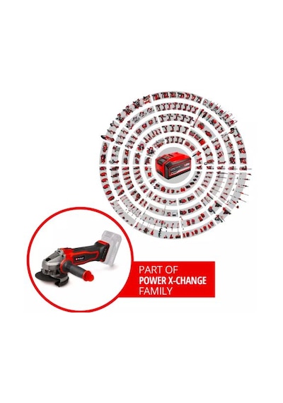 Einhell TE-AG 18/125-2 Li - Solo Akülü Avuç Taşlama (Akü ve Şarj Hariç) - 4431168