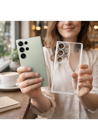 Samsung Uyumlu Galaxy S25 Ultra Kılıf Şeffaf Kamera Korumalı 3d
