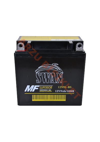 Monero-swan 12n9-bs 12v 9ah Motosiklet Akü Mf Teknolojisi