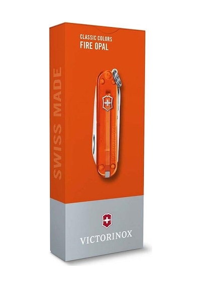 Victorinox 0.6223.T82G Fire Opal Classic Kamp Çakı Turuncu