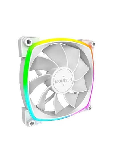 Rx120 Pwm Beyaz Reverse Fan Blade 3'lü Paket + Hub Controller Argb
