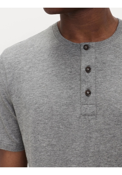 Marks & Spencer Geometrik Desenli Pijama Takımı T07000078 Gri