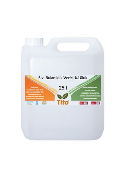 Sıvı Bulanıklık Verici %10luk 25 Litre