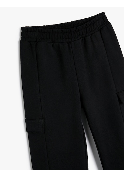 Koton Basic Jogger Eşofman Altı Cep Detaylı Beli Lastikli Siyah 5wkg40025ak Siyah Koton Basic Jogger Eşofman Altı Cep Detaylı Beli Lastikli Siyah 5wkg40025ak Siyah