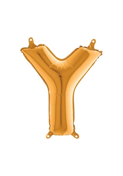Gold Folyo Balon Y Harfi 40 CM