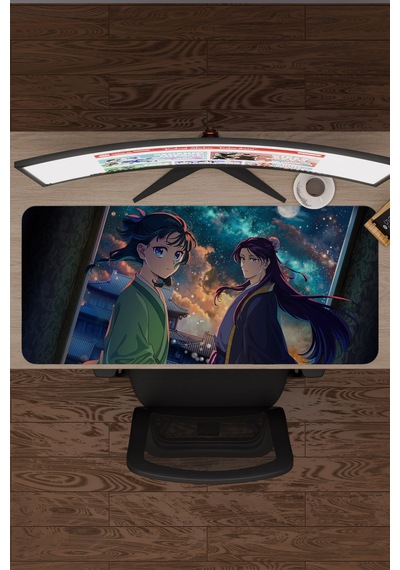 Kusuriya No Hitorigoto Anime V1 - 90x40 Xxl Gaming Kauçuk Kaymaz Taban Mouse Pad Fare Altlığı