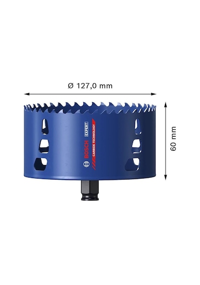 Bosch 127 Mm Expert Sert Malzemeler İçin Panç 2608900443