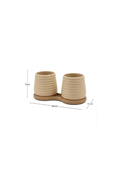 Pair İkili Saksı Seti