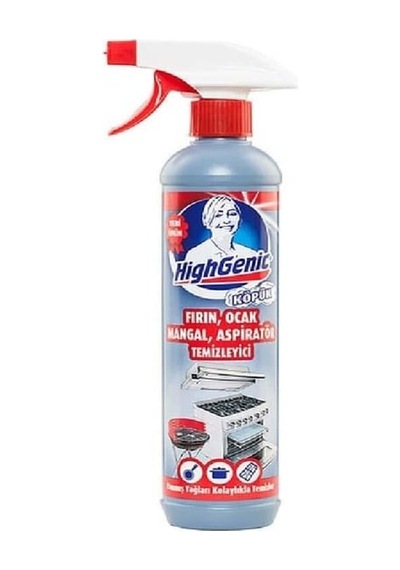 Highgenic Fırın Ocak Mangal Aspriatör Temizleyici 500 Ml 16'li Paket 16'lı Set