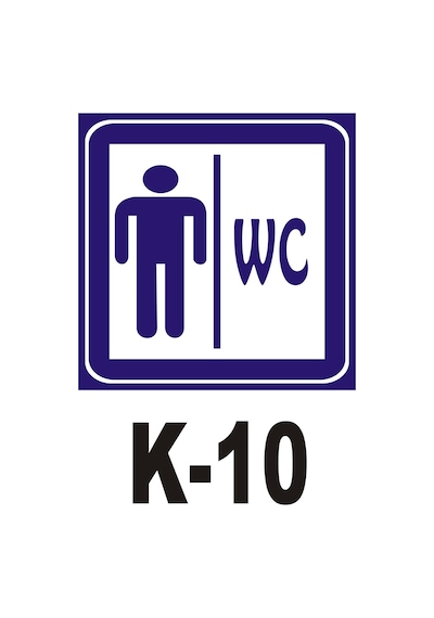 Iş Güvenliği Pvc Dekota Uyarı - Ikaz Levhası Bay Wc Yazılı (258801601)