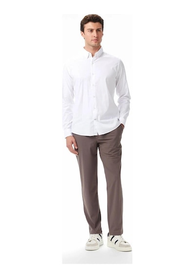 Nautica Erkek Beyaz Slim Fit Gömlek-11434 Beyaz