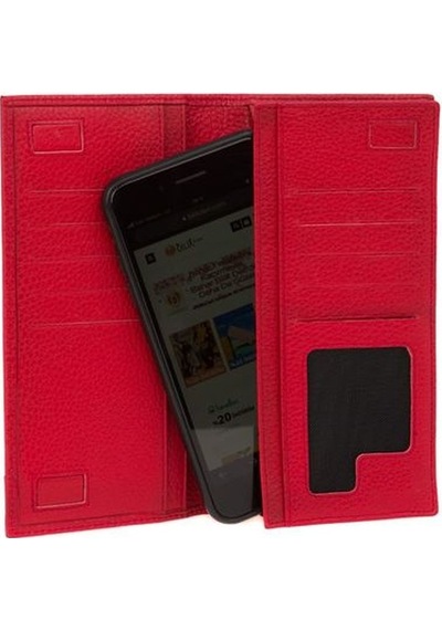 Bilik Deri Kırmızı Rölax Deri Unisex Portföy & Clutch Çanta Ar05