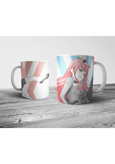 Pixxa Darling In The Franxx - Zero Two Kupa Bardak Model 5