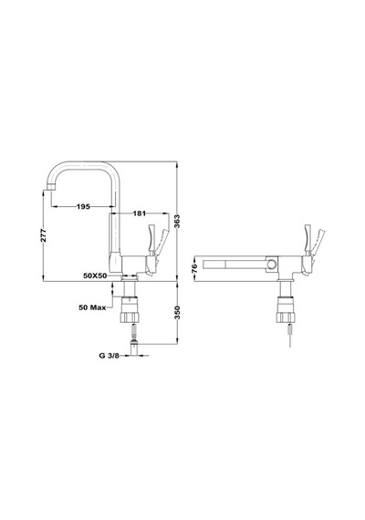 Teka Mtp 984 Pencere Önü Krom