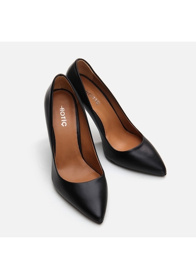 Hotiç Hakiki Deri Siyah Kadın Stiletto 01ayh291090a100 Siyah