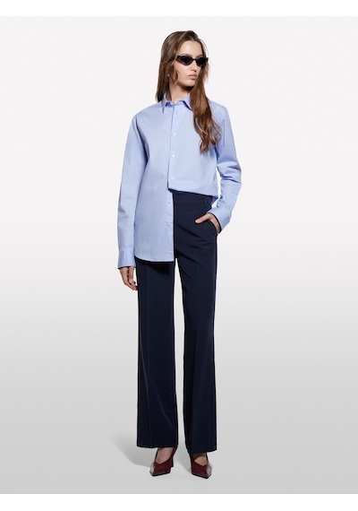 Sisley Viskoz Karışımlı Normal Bel Bol Paça Pantolon Kadın Lacivert Pantolon - 325a4kvxlf02ı Sisley Viskoz Karışımlı Normal Bel Bol Paça Pantolon Kadın Lacivert Pantolon - 325a4kvxlf02ı