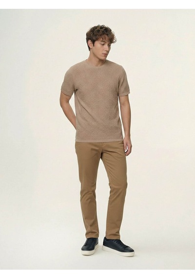 Erkek T-shirt Lf2043430 Bej