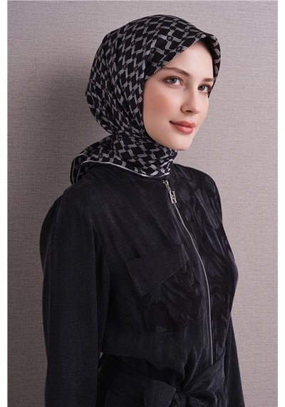 Armine Saf İpek Twill Eşarp 9636d 58 Lila Pembe